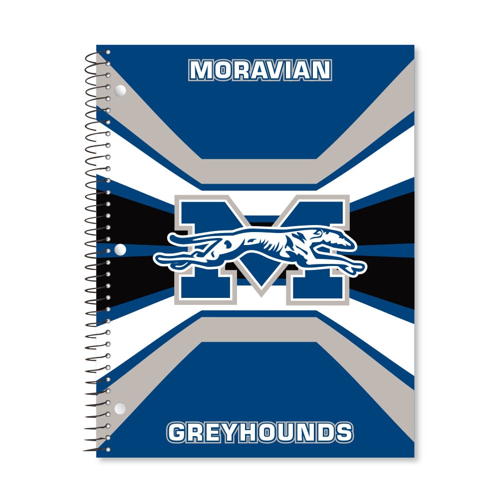 Digi Color Warp 1 Subject 11"x8.5" 70 Count College Ruled Spiral Notebook