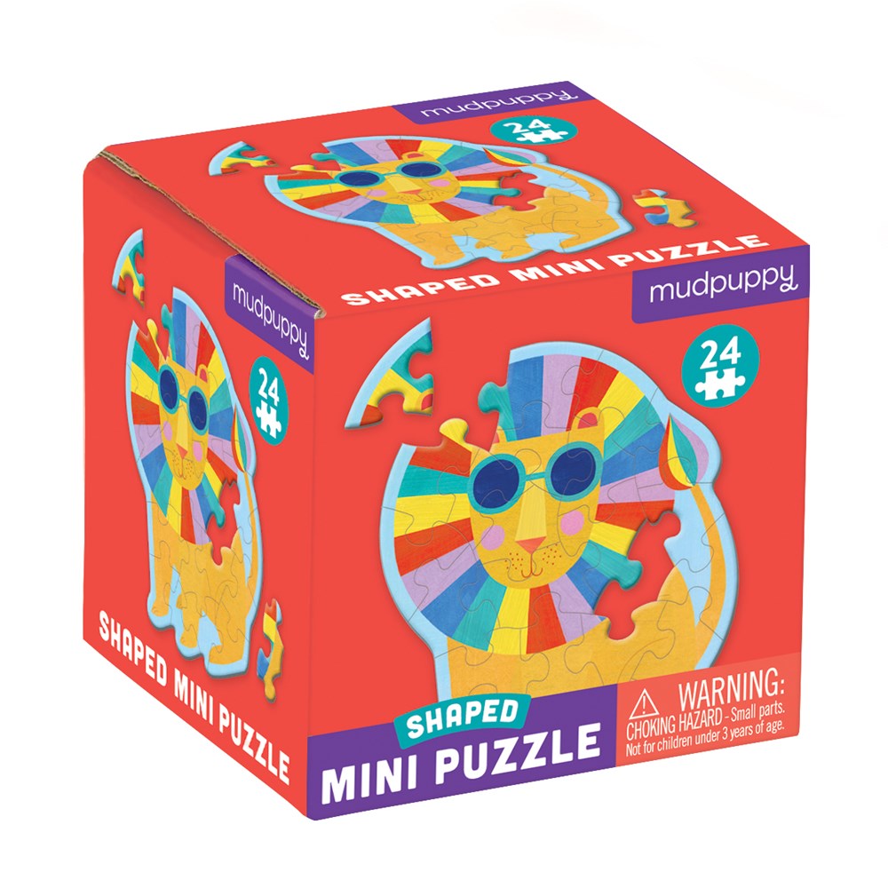 Rainbow Lion Shaped Mini Puzzle