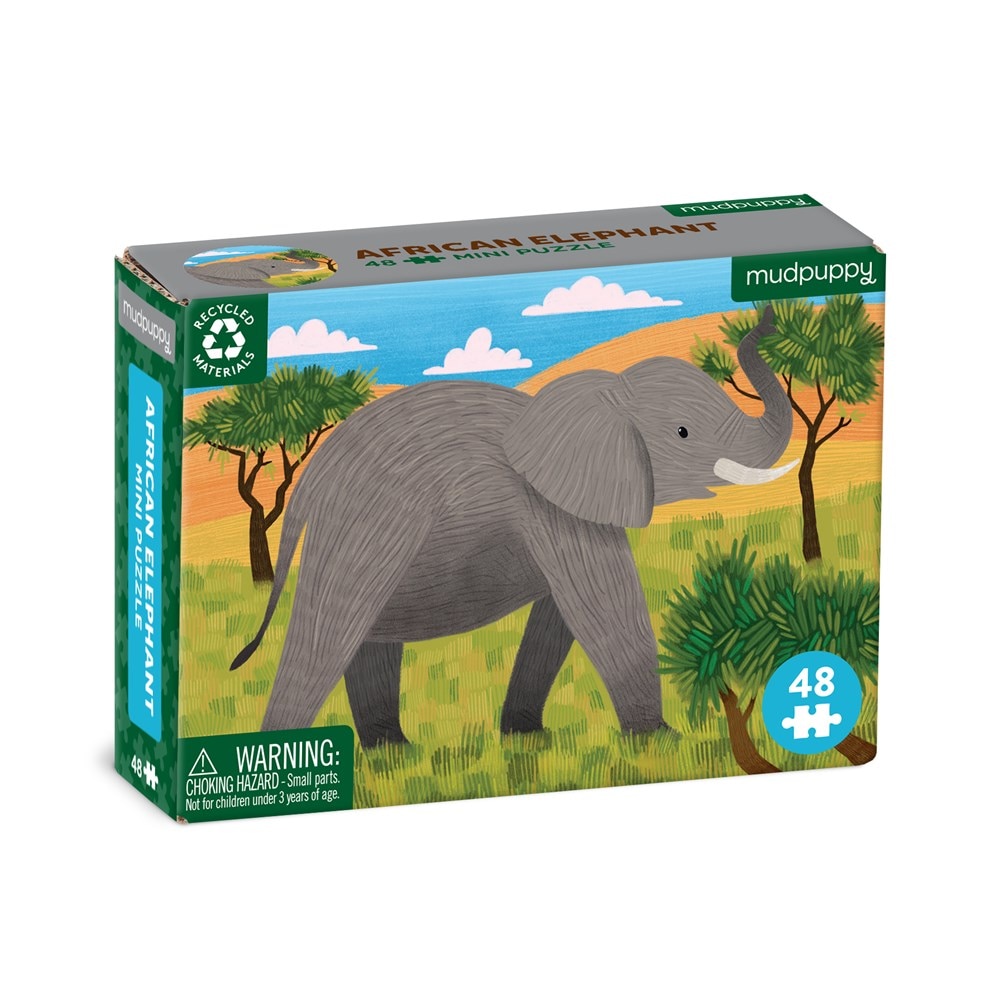 African Elephant Mini Puzzle