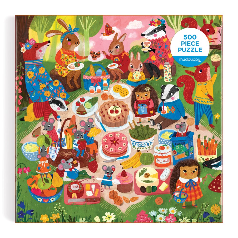 Woodland Picnic 500 Piece Family Puzzle