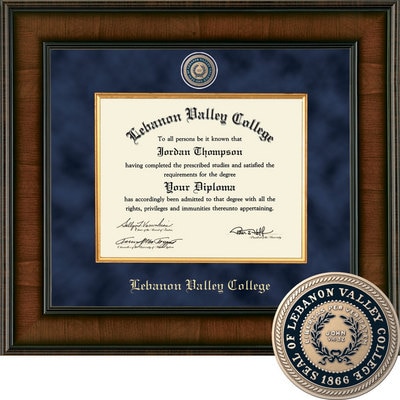 Church Hill Classics 8.5" x 11" Presidential Walnut Diploma Frame