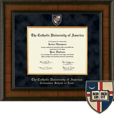 Church Hill Classics 13" x 16" Presidential Walnut Diploma Frame