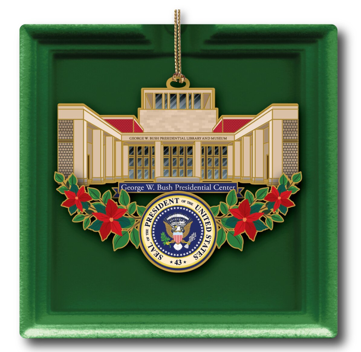 George W. Bush Presidential Center Holiday Ornament