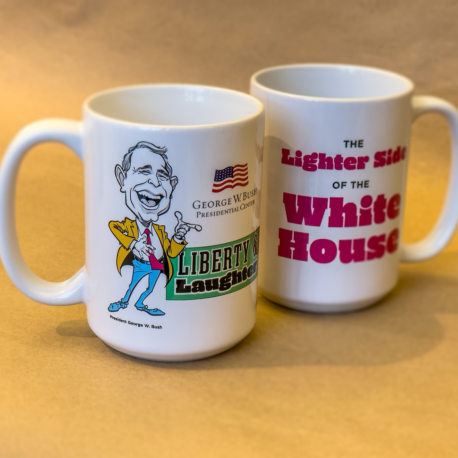 Liberty and Laughter 15oz Mug - George W. Bush