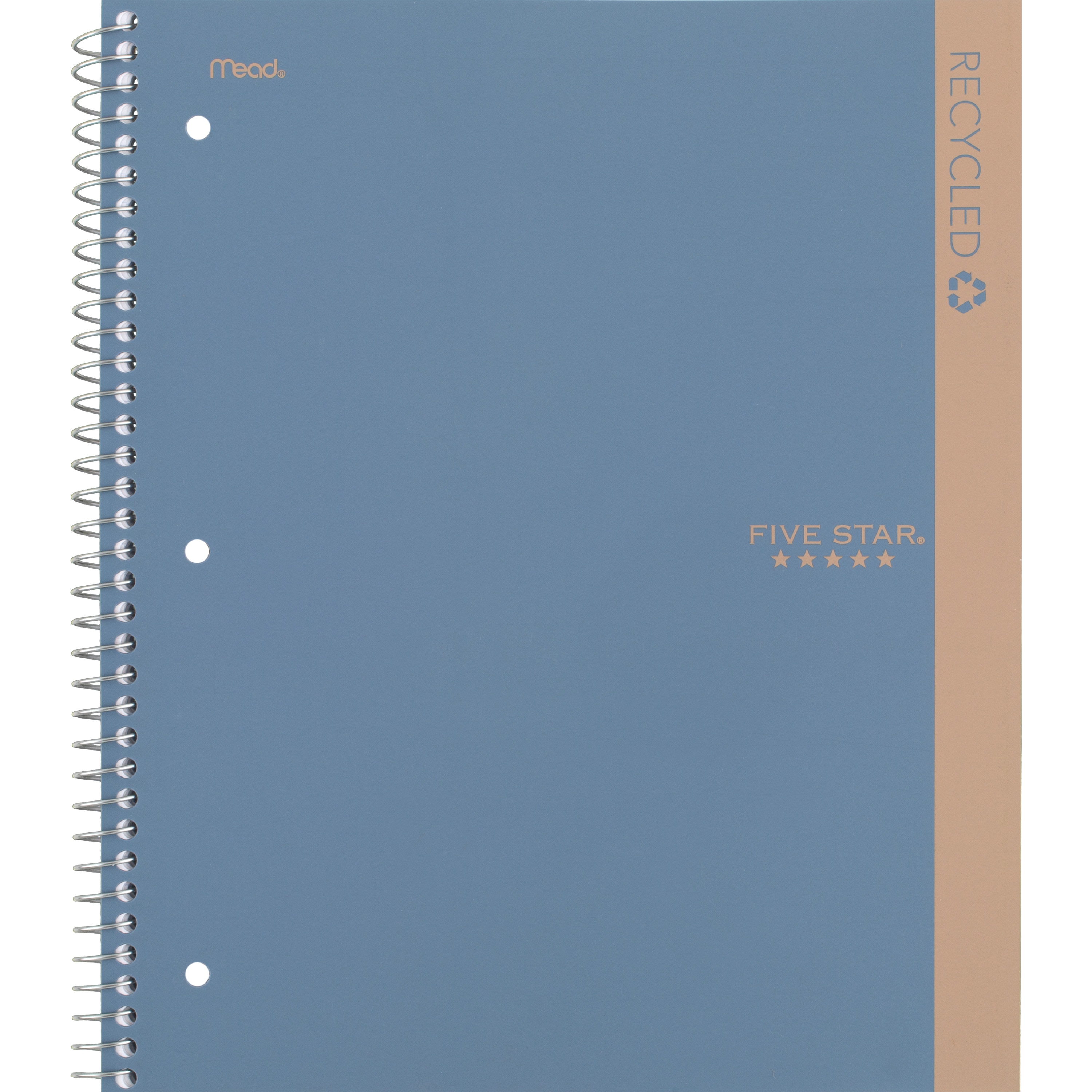 Five Star(R) Recycled 1 Subject Notebook, 100 count, College Ruled