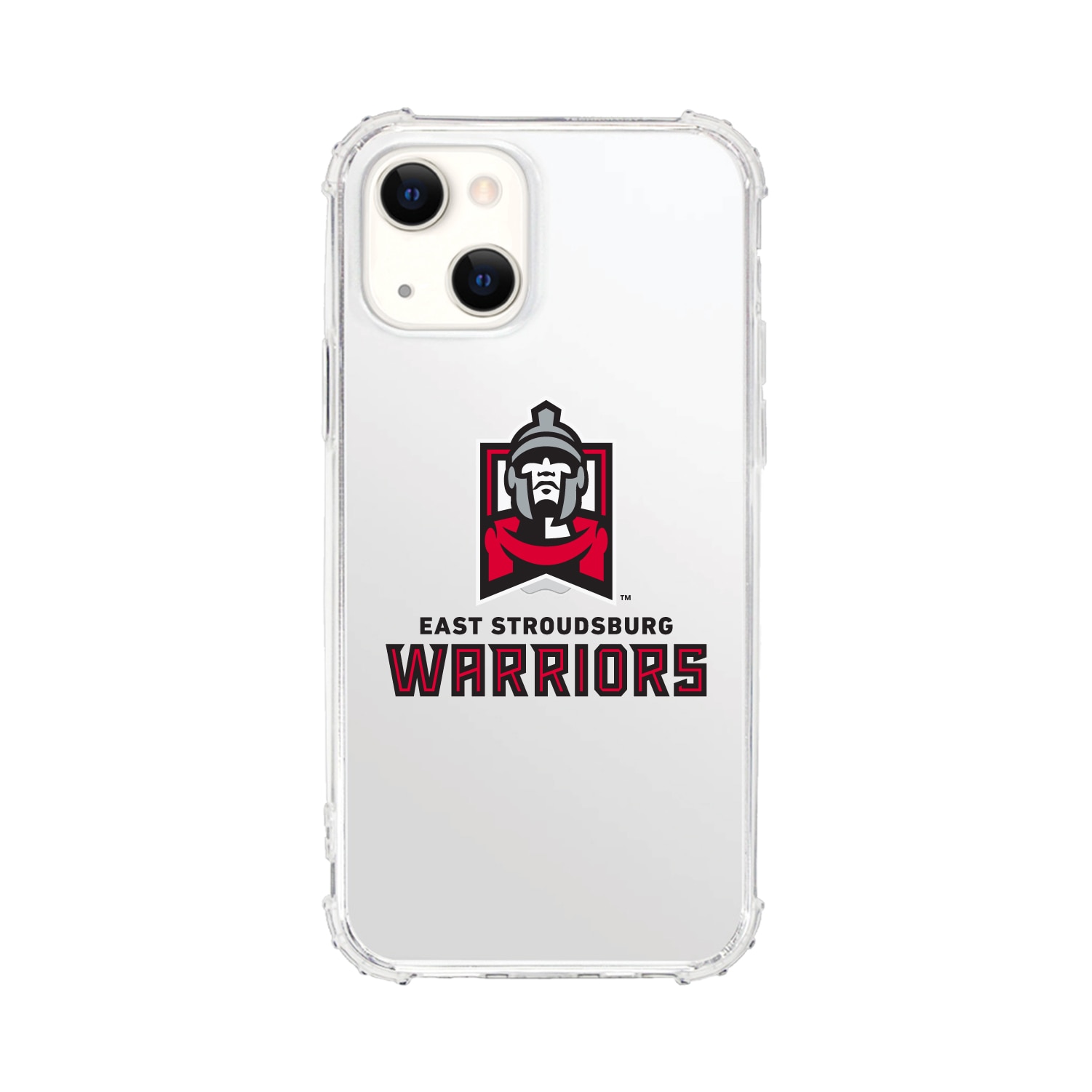 East Stroudsburg University of Pennsylvania - Clear Tough Edge Phone Case, Classic  - iPhone 14