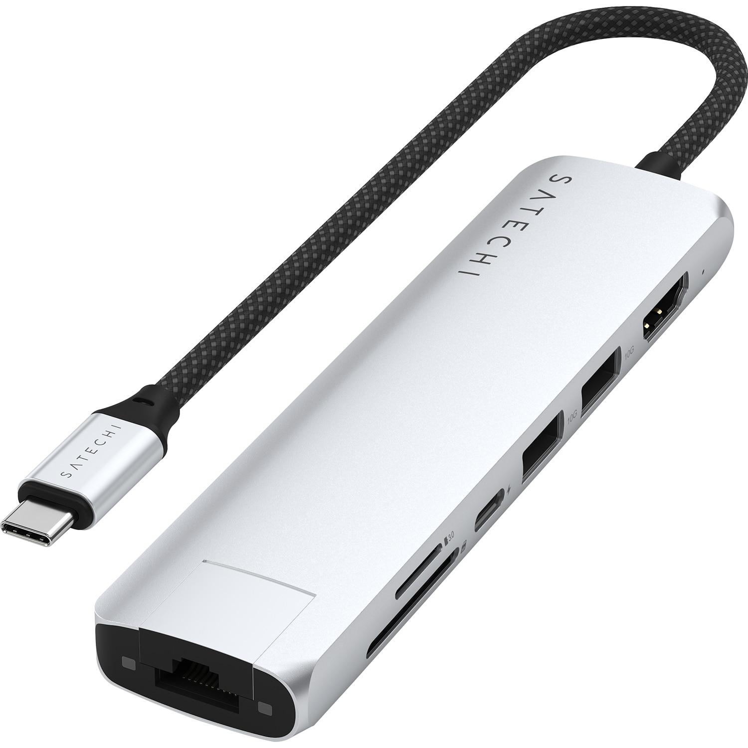 Satechi 7-in-1 USB-C Slim Multiport Adapter with Ethernet