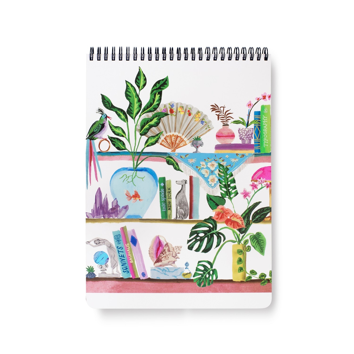 Kate Spade New York Large Top Spiral Notebook Bookshelf