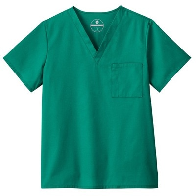 Unisex V One Pocket Scrub Top