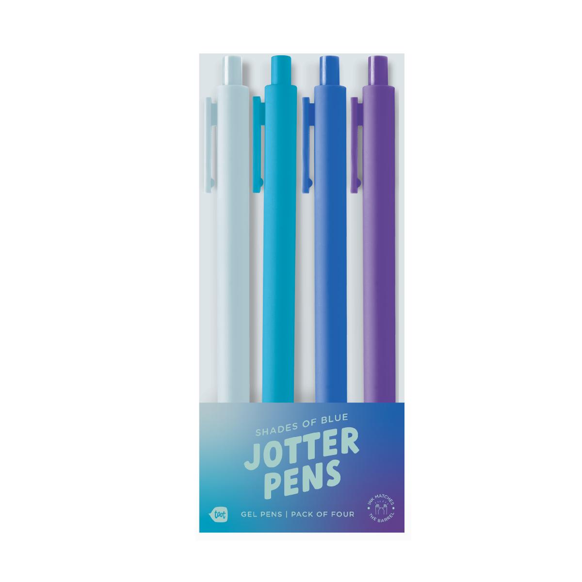 Talking Out of Turn Jotter Pens Gradient Reds, 4pk