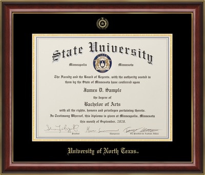 Classic Doctoral Diploma Frame