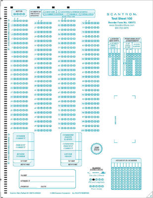 Scantron Form 106173