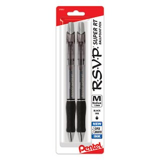 OTC Bookstore - Pentel RSVP Black Ballpoint Pen