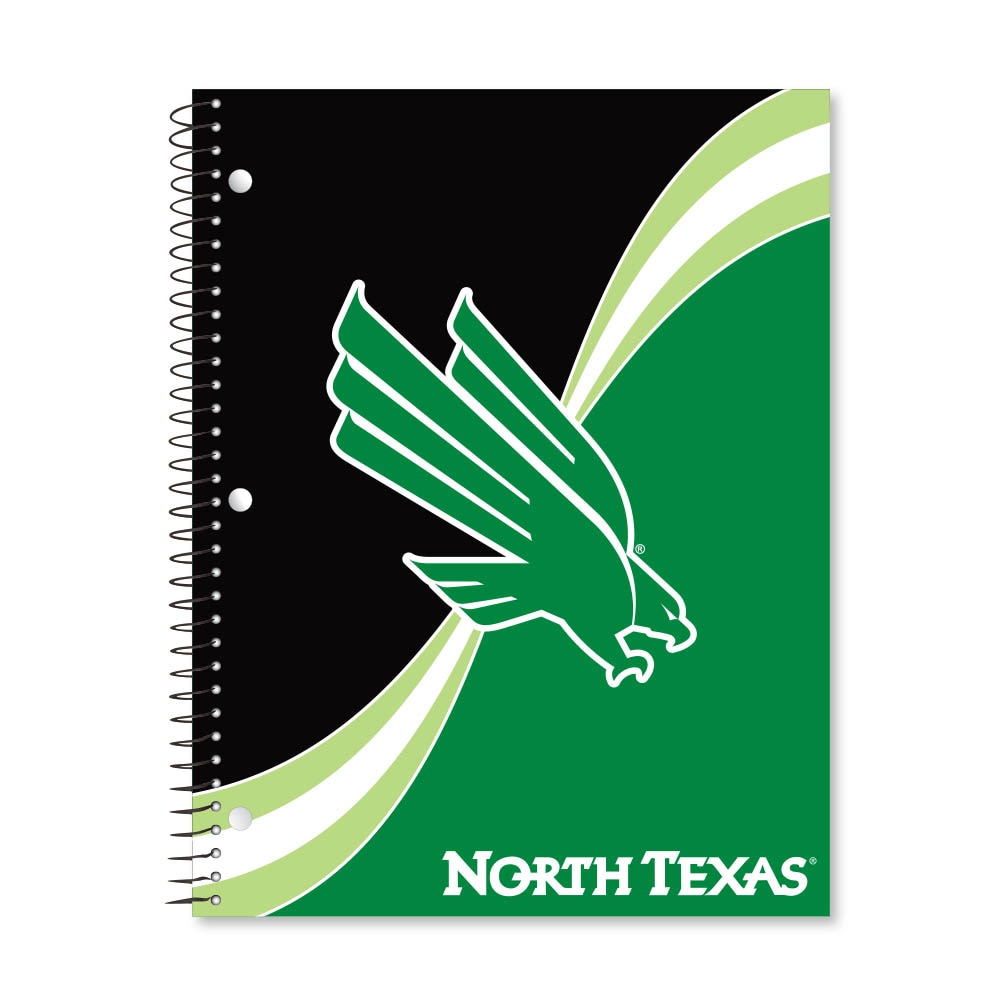 Digi Curve Divide 1 Subject 11"x8.5" 70 Count College Ruled Spiral Notebook