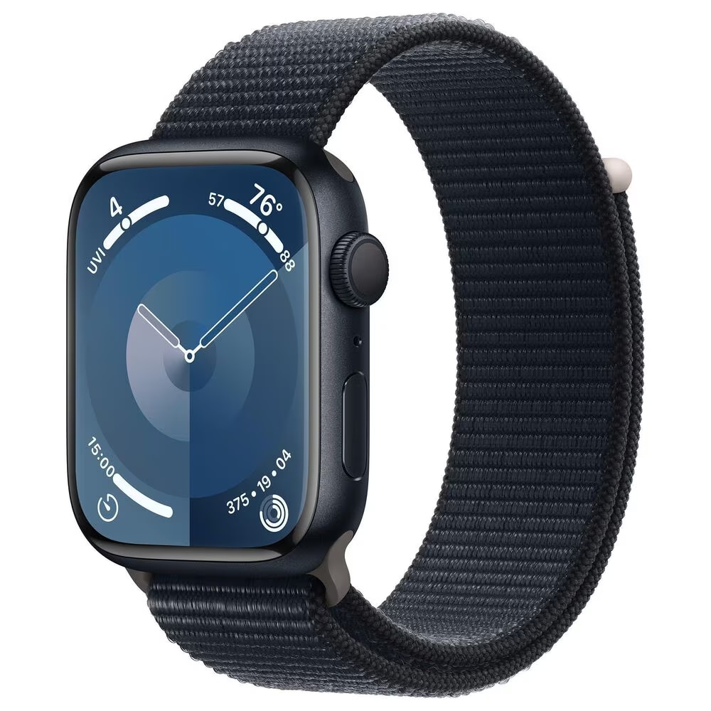 Apple Watch Series 9 GPS 45mm Midnight Aluminum Case with Midnight Sport Loop