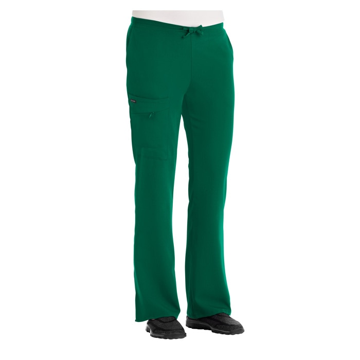 Women Tied Zip Pant in Spruce