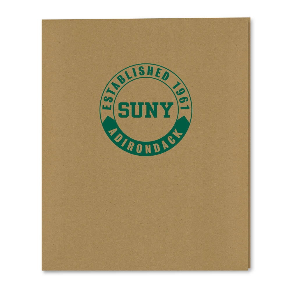 Recycled Emblematic Kraft 2 Pocket Folder, Classic