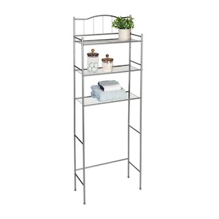 Satin Nickel Over-The-Toilet 3-Tier Space Saver