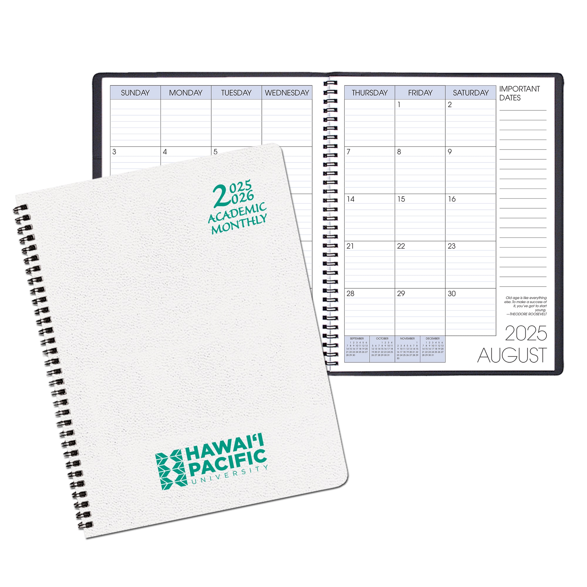 Payne 25-26 Imprinted Academic Monthly Planner 8.5"x11"