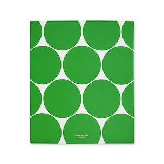 Kate Spade New York Three Ring Binder Joy Dot Green