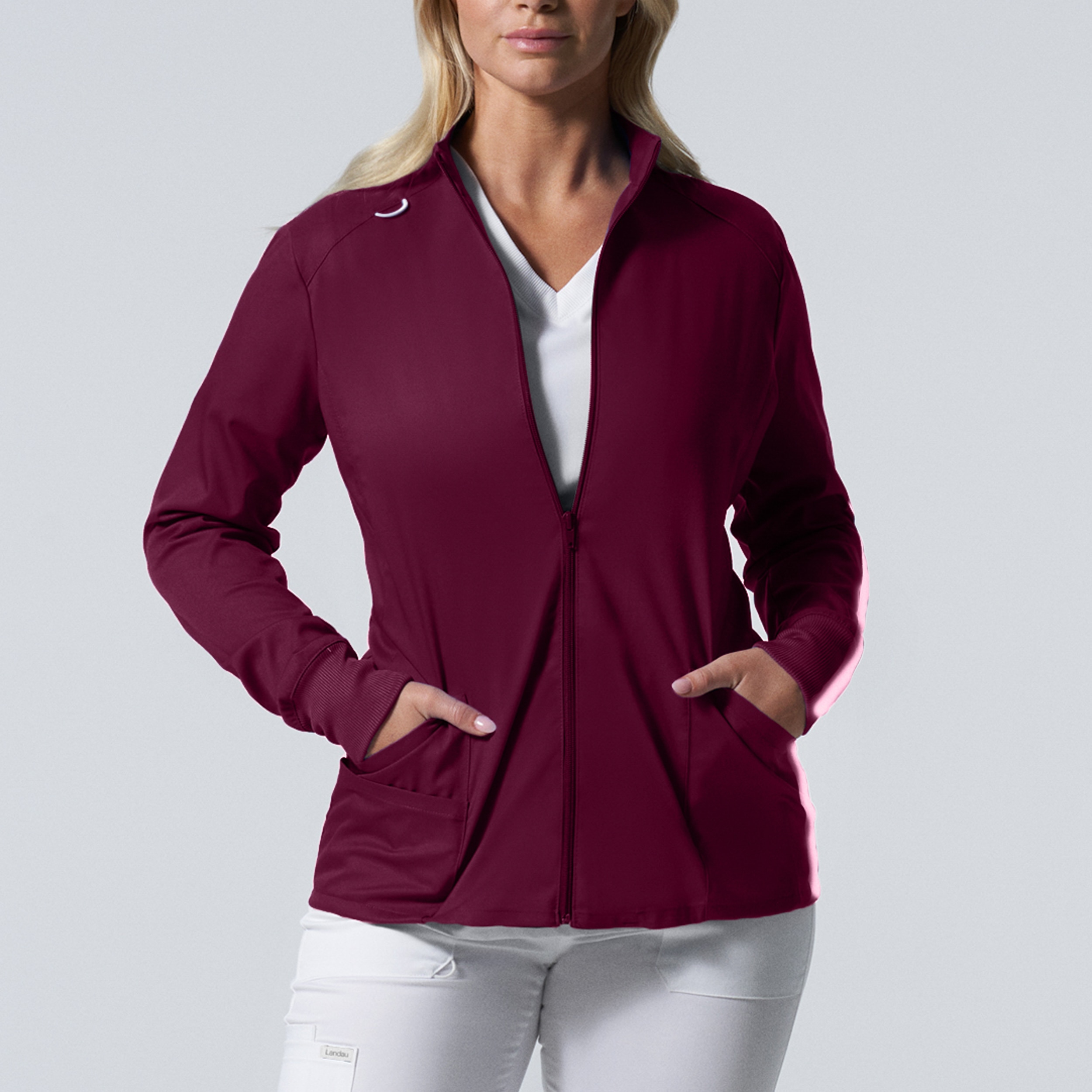 Proflex Womens Zip Front Scrub Jacket (LJ701)