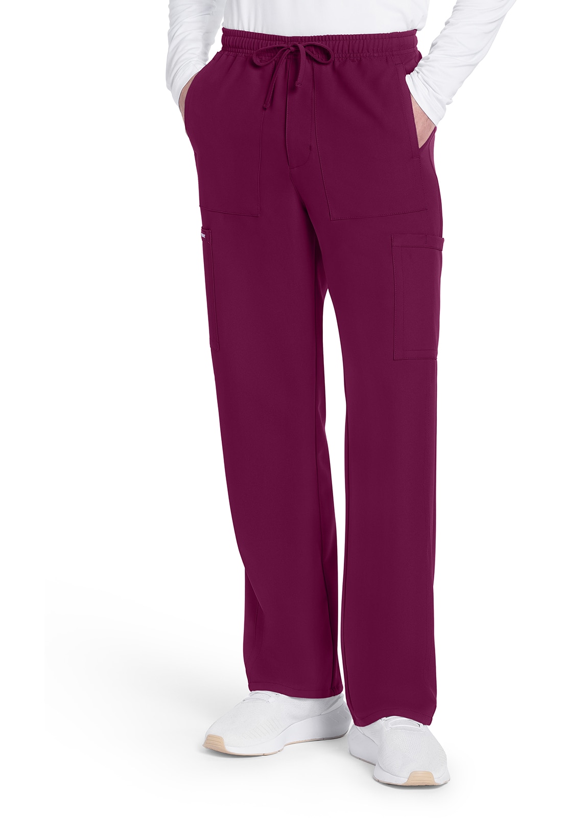 Men's Mid Rise Zip Fly Straight Leg Pant