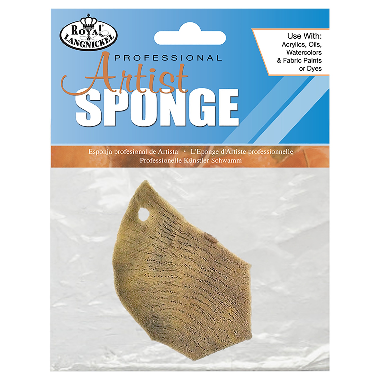 Royal Brush Artist's Sponge, Elephant Ear, 2-1/2"-3"