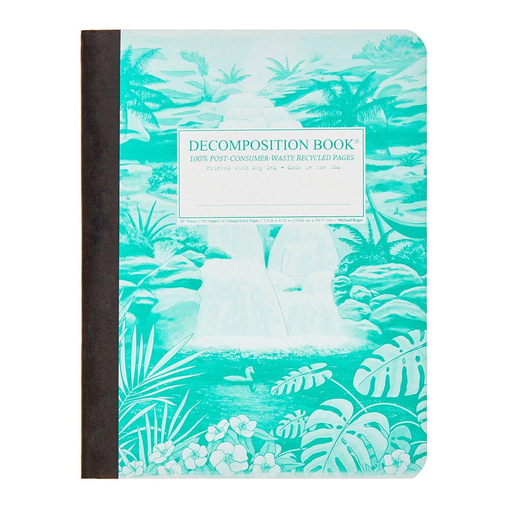 Hawaiian WaterFall 1 Subject Notebook Wired