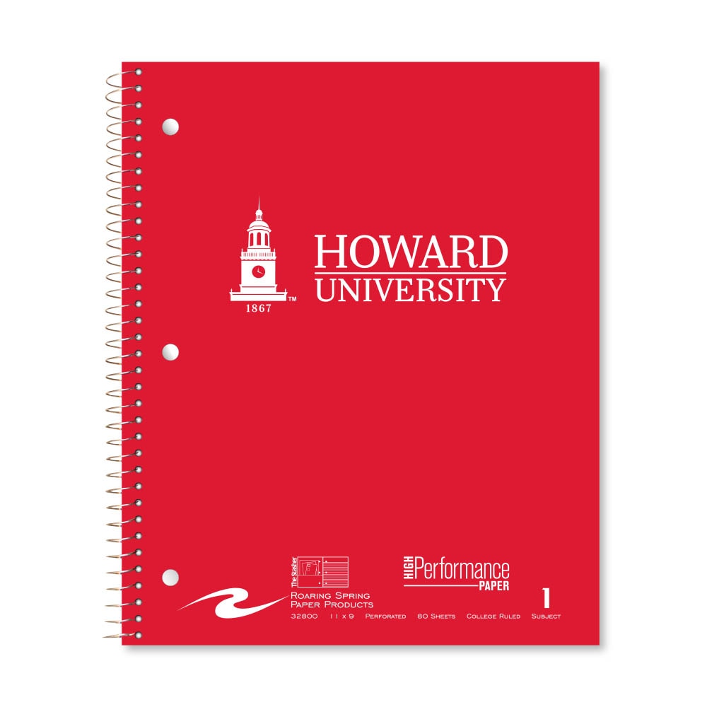 Roaring Premium 1 Subject Notebook, 8.5x11 College Ruled 20lb Paper, Pressboard Foil Cover