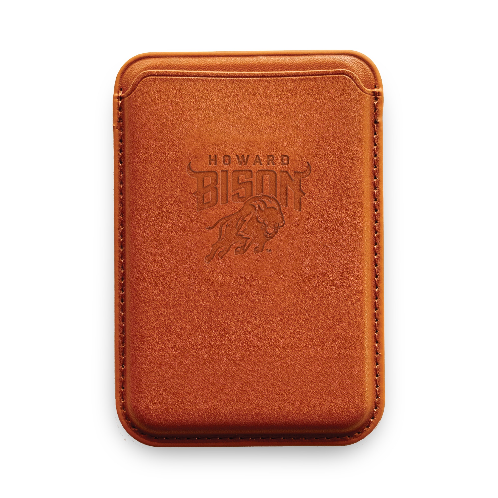 Monaco Leather Cellphone ID wallet with MagSafe Brown