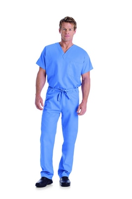 Reversible V-Neck Classic Fit Solid Scrub Top