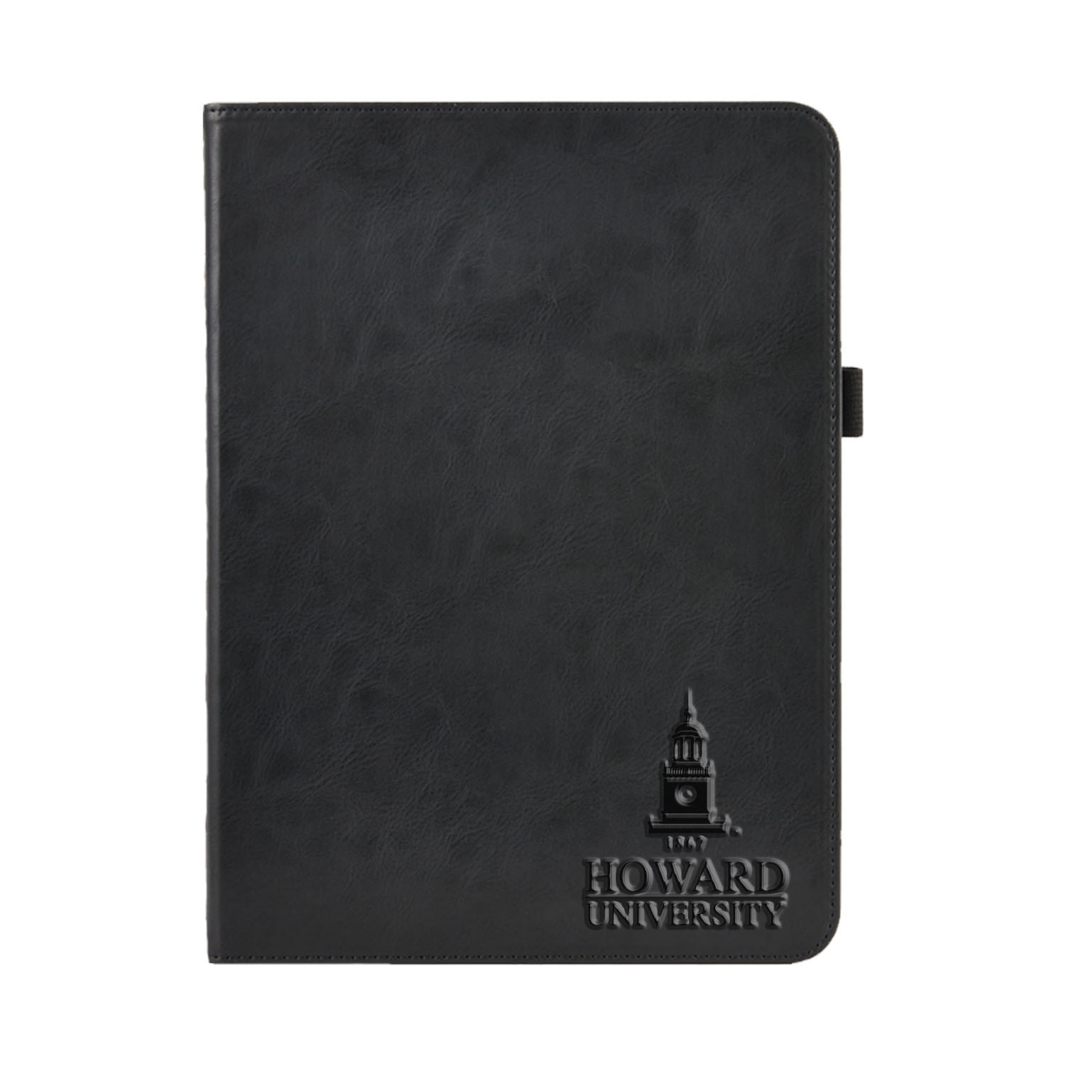 Howard University V2 Black Leather Folio Tablet Case, Alumni V2 - iPad Air (4th gen)