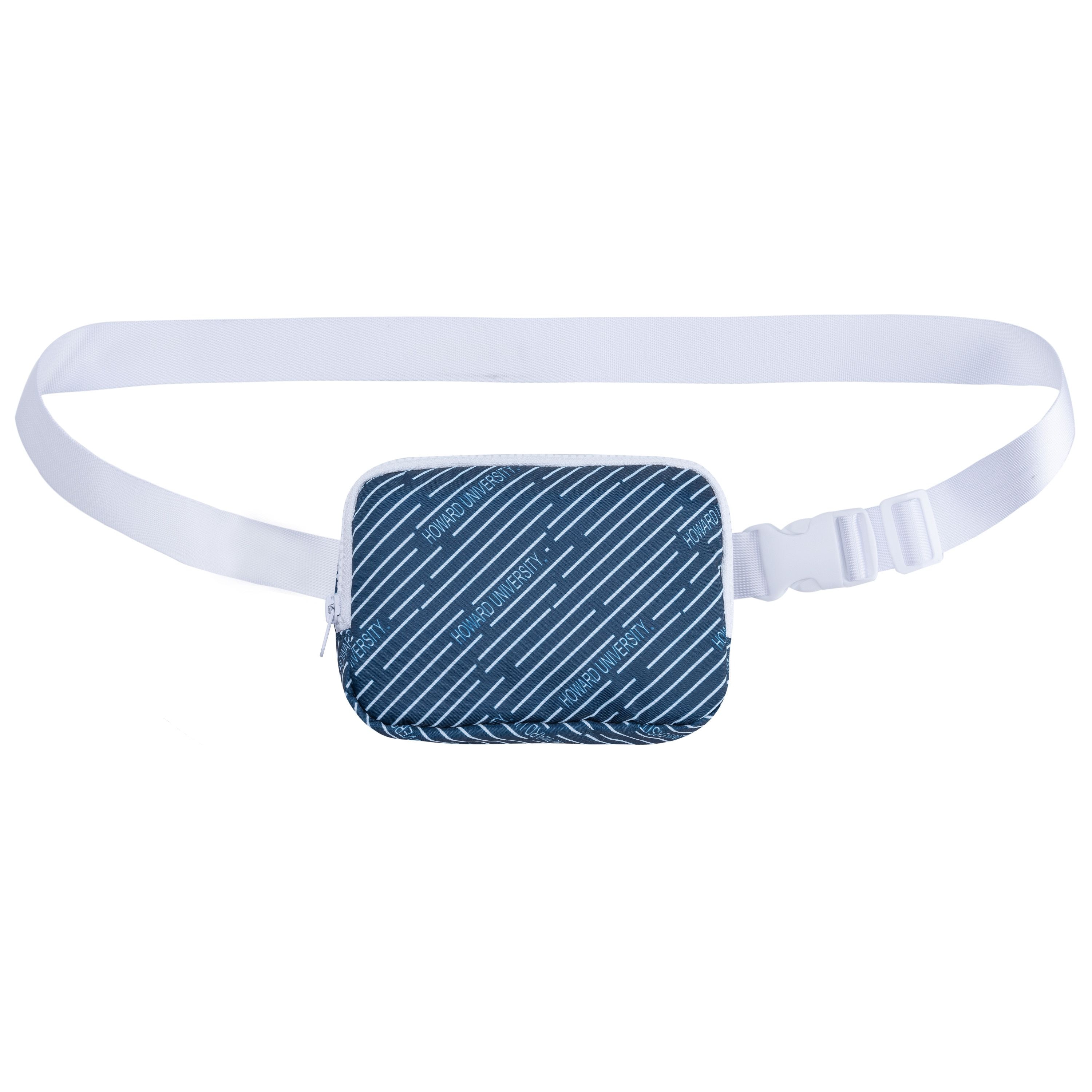 Howard University AOP Stripes Fanny Pack