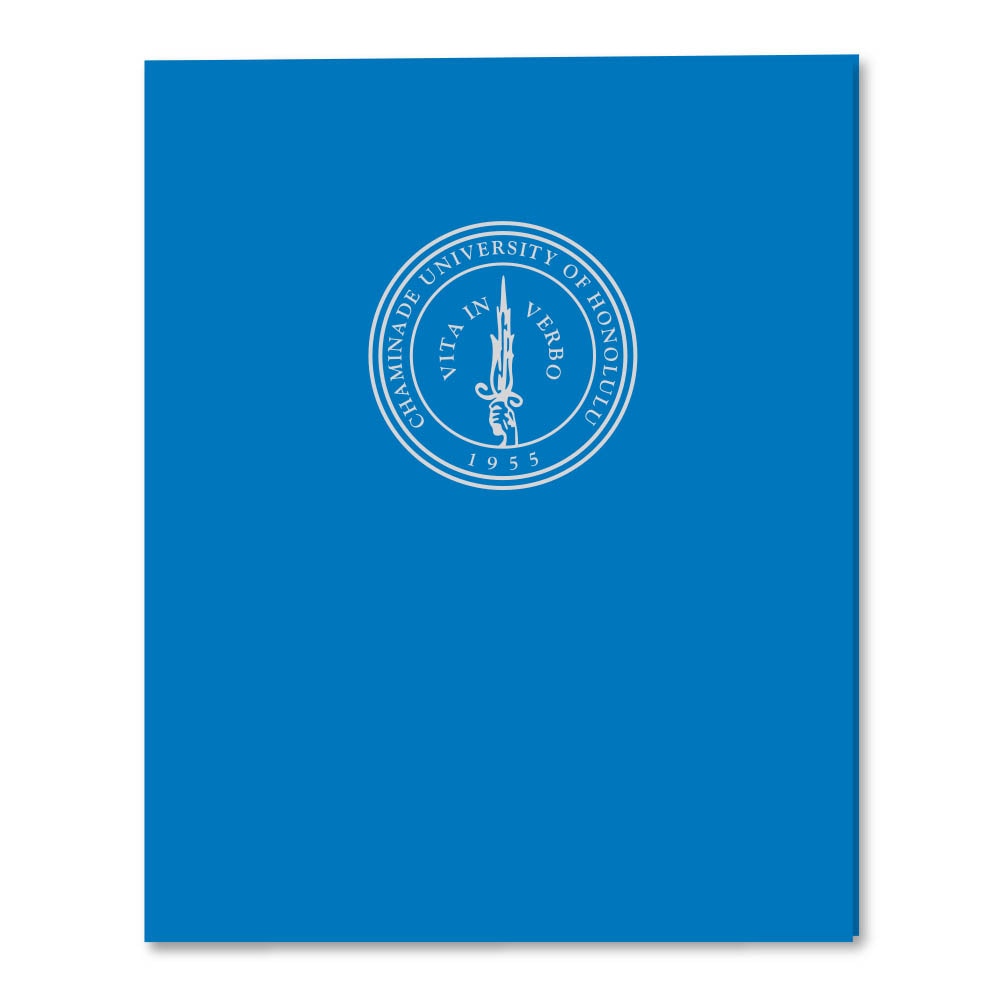 Roaring Twin Pocket Laminated Foil Portfolio 11 x 8.6