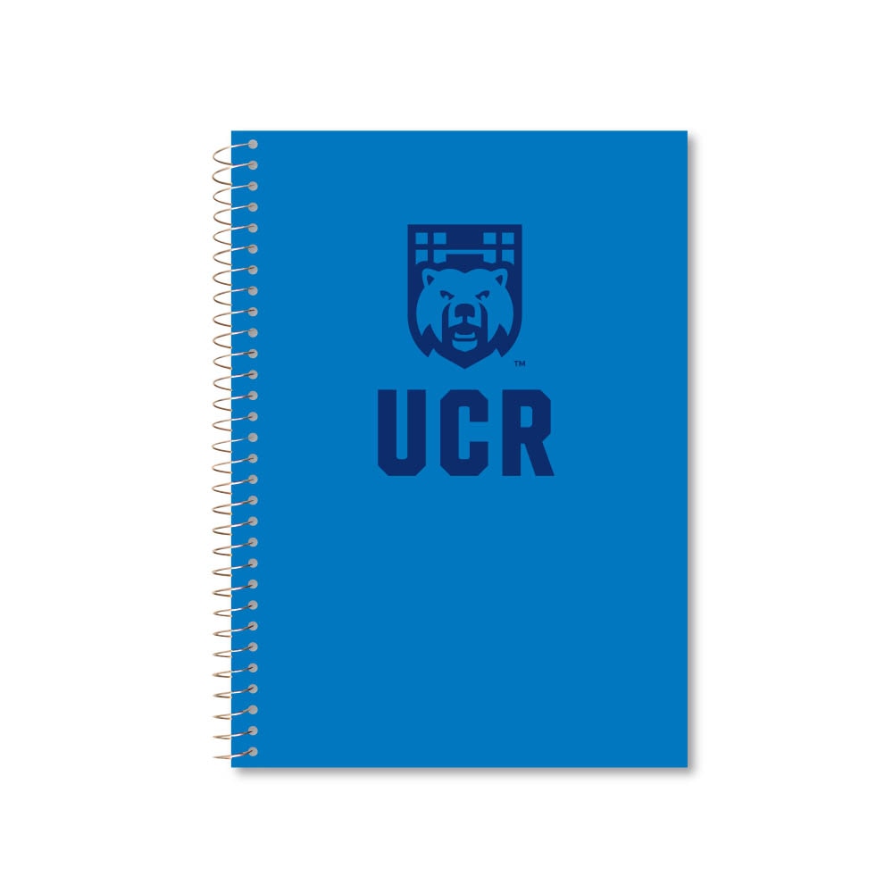 Roaring Premium 3 Subject 9.5 x 6.5 Notebook, College Ruled 20lb Paper, Pressboard Foil Cover