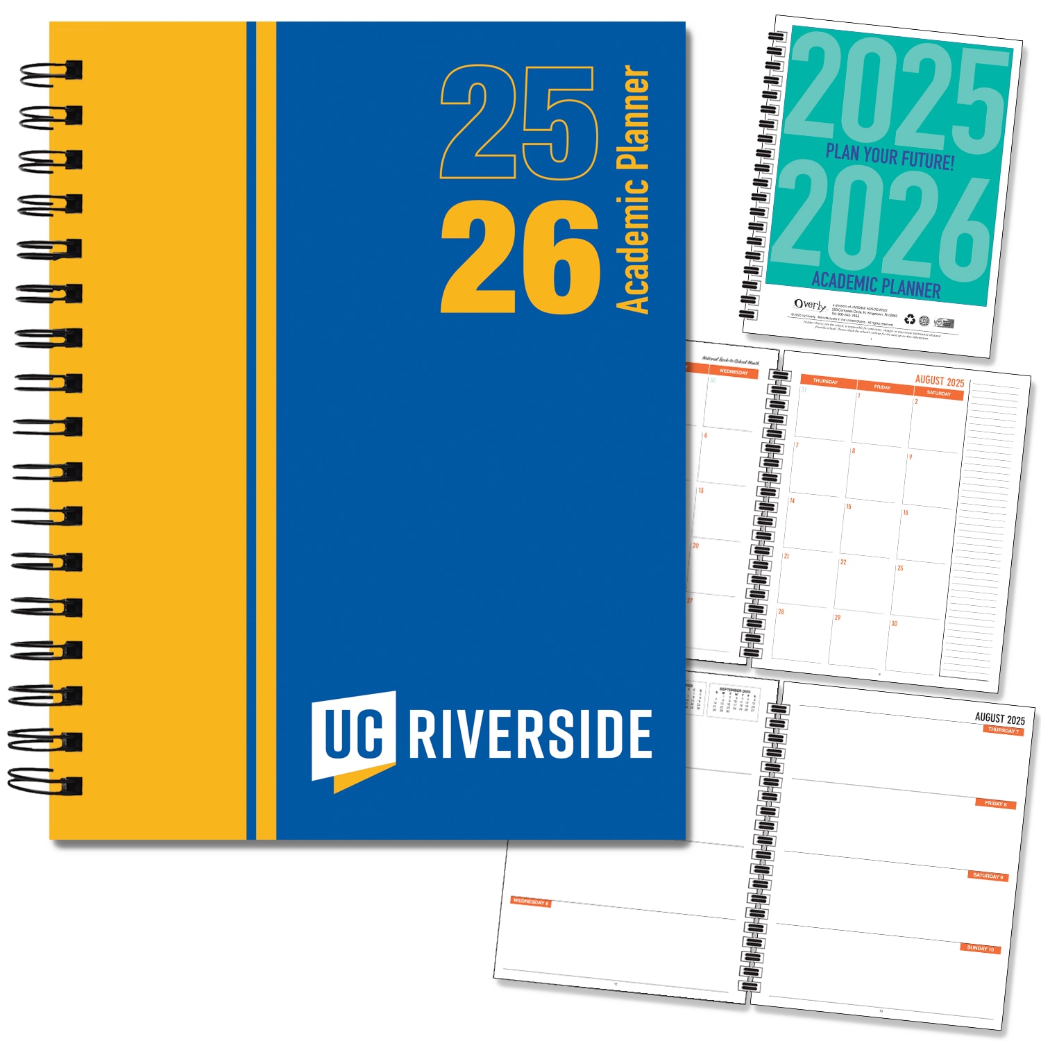 Traditional Primary Mark Hard Cover Imprinted Planner 25-26 AY 7x9