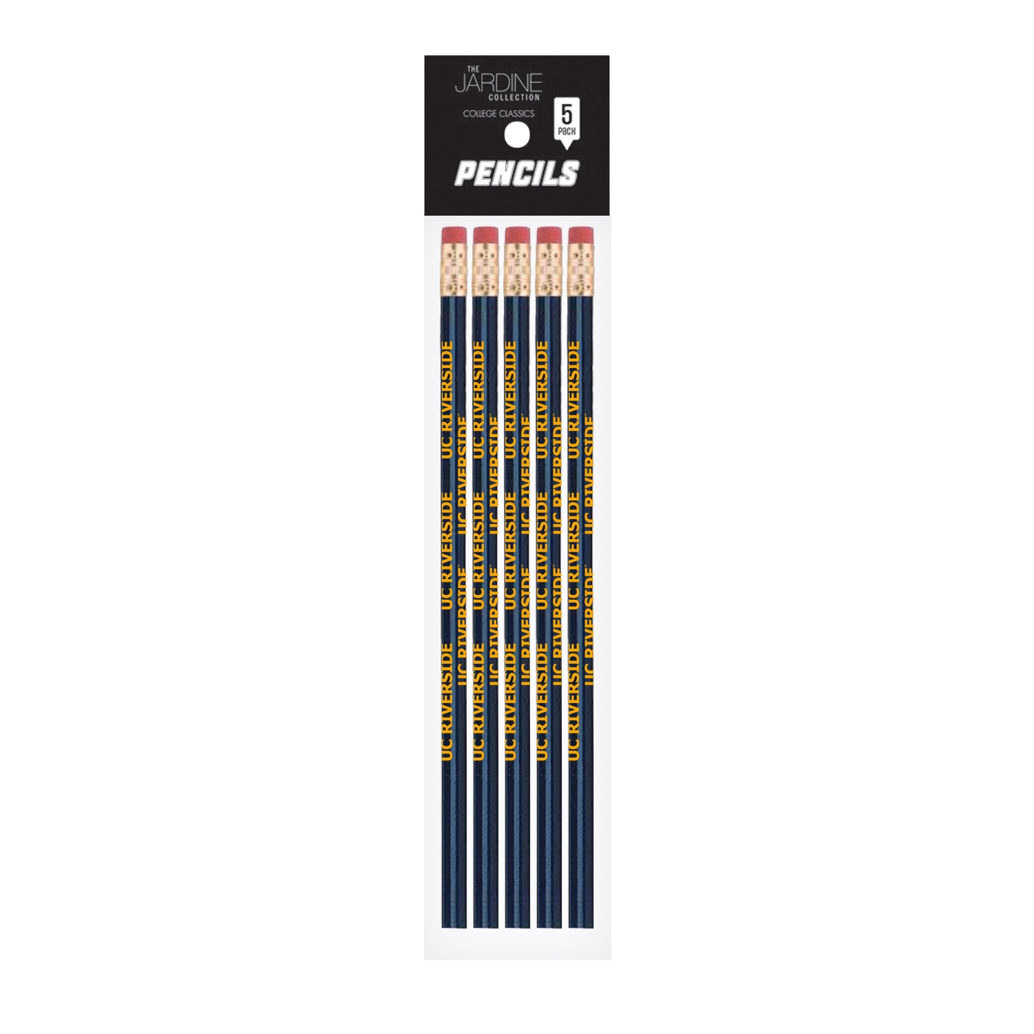 Emblematic Pencil 5pk School Name