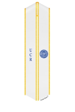 White Vel Sash - Seal & UCR