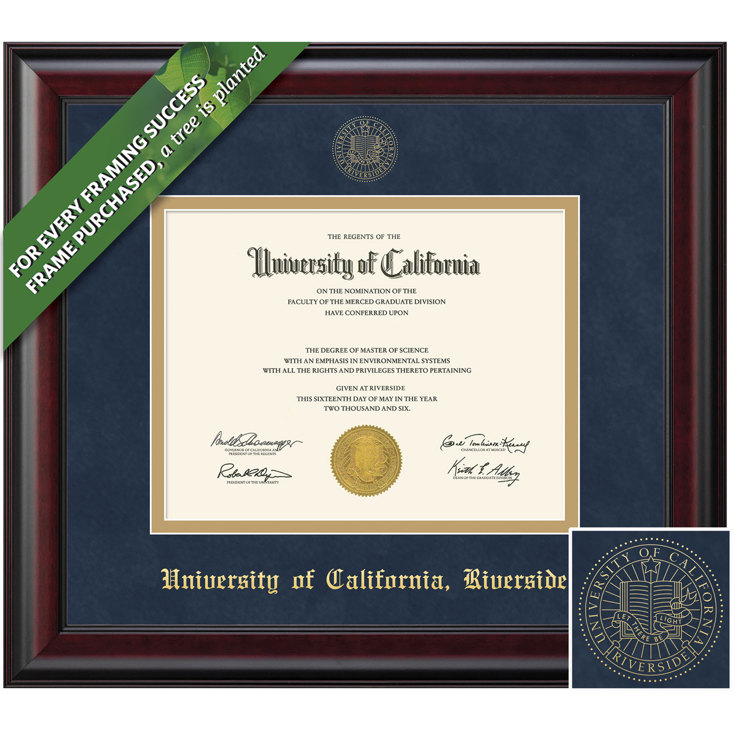 Framing Success 8.5 x 11 Classic Bachelors, Masters, PhD Diploma Frame