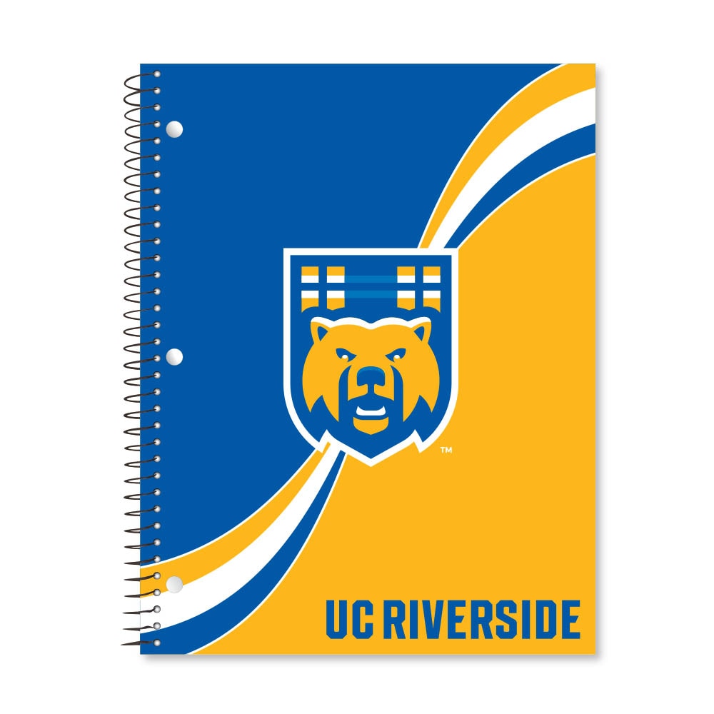 Digi Curve Divide 1 Subject 11"x8.5" 70 Count College Ruled Spiral Notebook