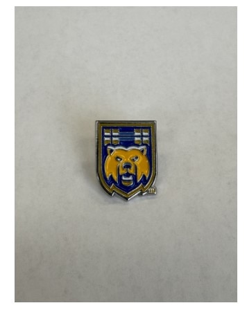 UCR Grad Stole Pin Tartan Bear