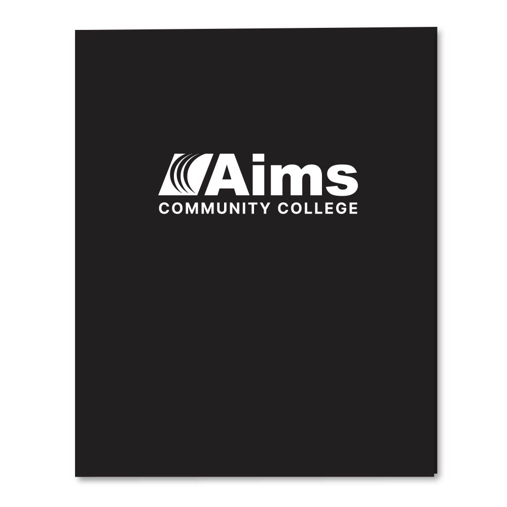 Roaring Twin Pocket Laminated Foil Portfolio 11 x 8.36