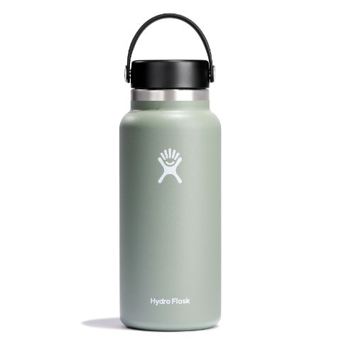 HYDRO FLASK 32 OZ WIDE MOUTH WITH FLEX CAP AGAVE