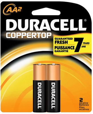 2PK AA Copper Batteries