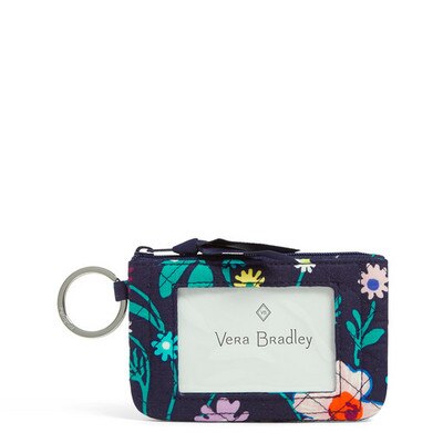Vera Bradley Iconic Zip ID Case Moonlight Garden