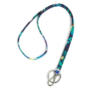 Vera Bradley Iconic Lanyard Moonlight Garden