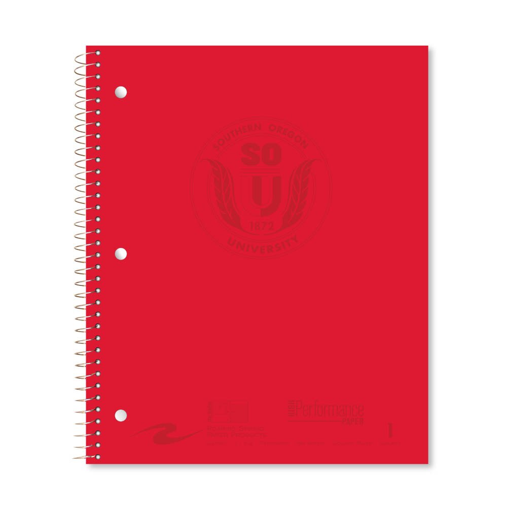 Roaring Premium 1 Subject Notebook, 8.5x11 College Ruled 20lb Paper, Pressboard Foil Cover