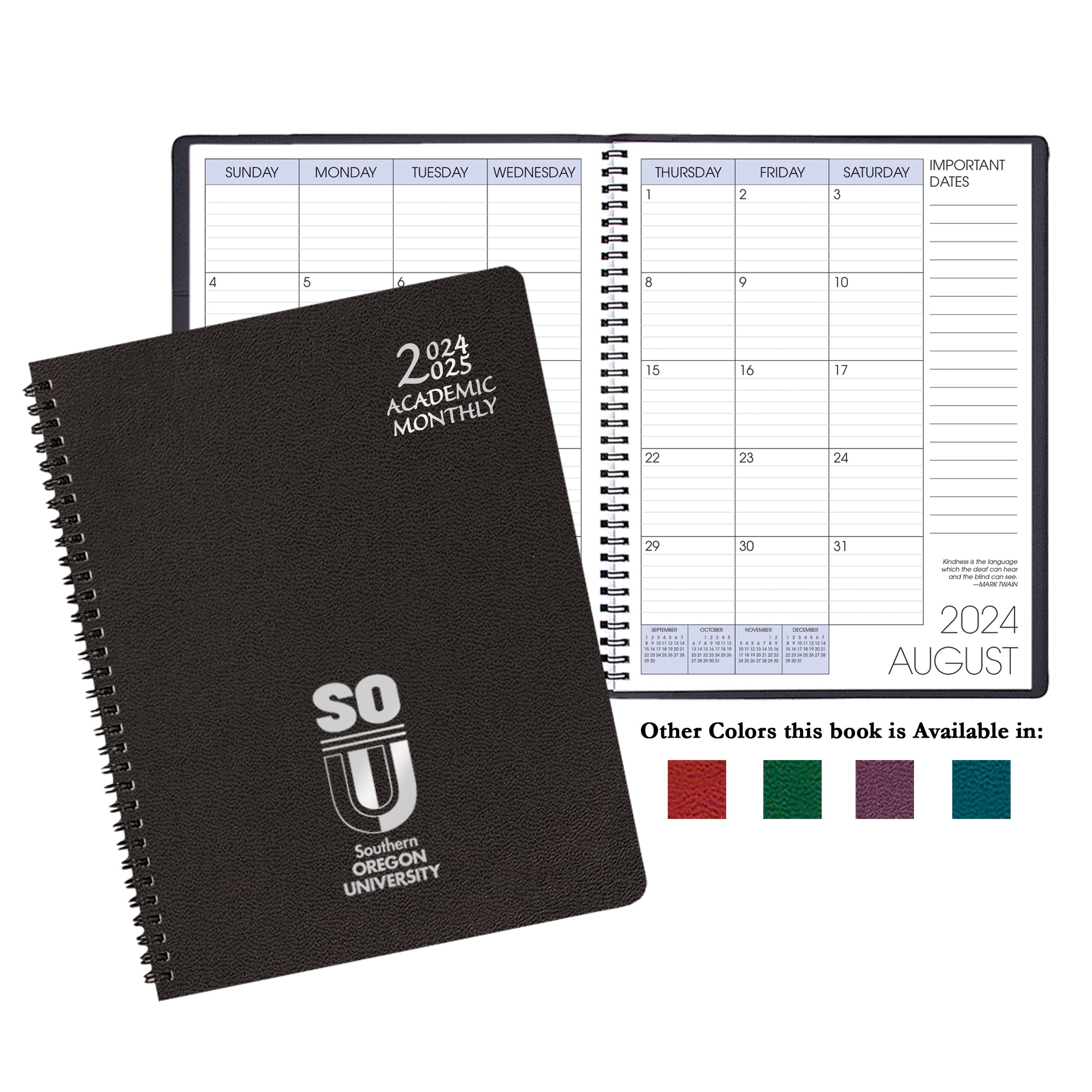 Payne 24-25 Imprinted Academic Monthly Planner  8.5"x11"