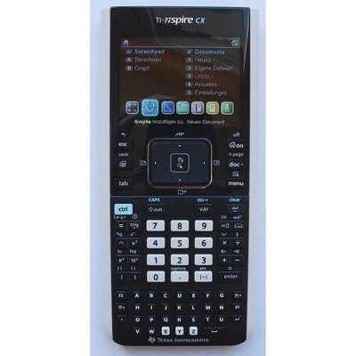 The TI-Nspire CX handheld features a full-color, backlit screen, thin sleek design and includes TI-Nspire rechargeable battery. Graph and rotate 3D functions. Change the wire or surface color of your 3D graph.