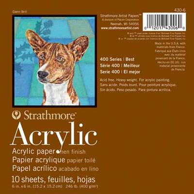 Strathmore Acrylic Paper Pad, 400 Series, 9" x 12"